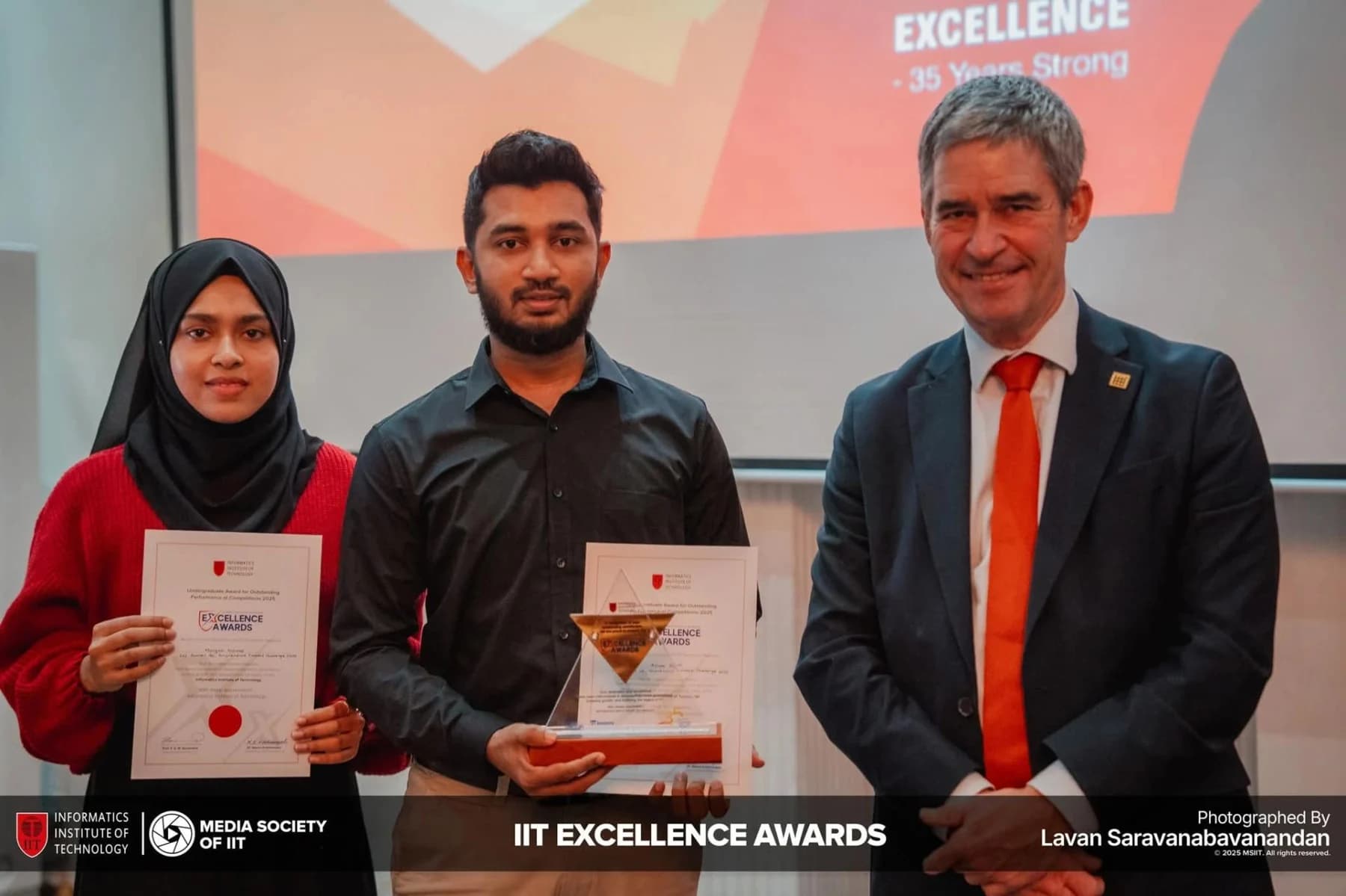 IIT Excellence Awards, 2025: Recognition. Original event photograph.