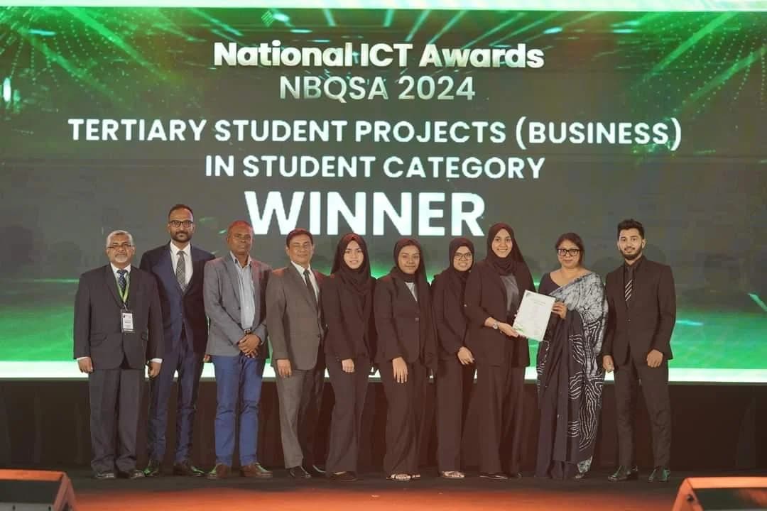 National ICT Awards · NBQSA, 2024: Merit award. Original event photograph.